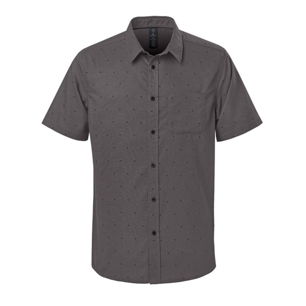 Travis Mathew Dark Gray Casual Button Down Shirt